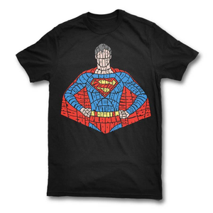 Superman in Typography Unisex T-shirt