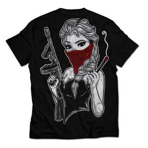 Princess Elsa Masked Bandit T-Shirt